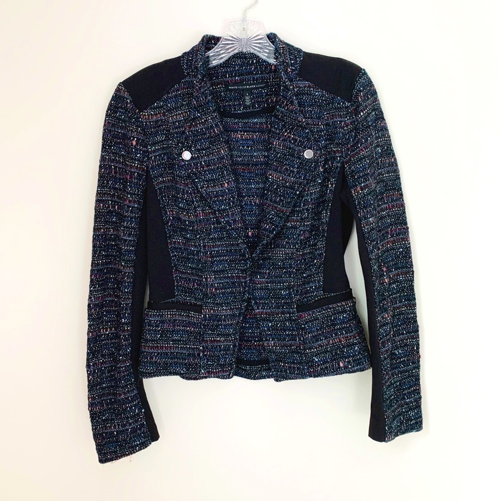 WHBM Tweed Multicolor Blazer
